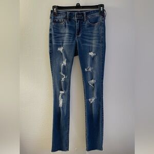Hollister Women’s Classic Stretch Distressed Jeans